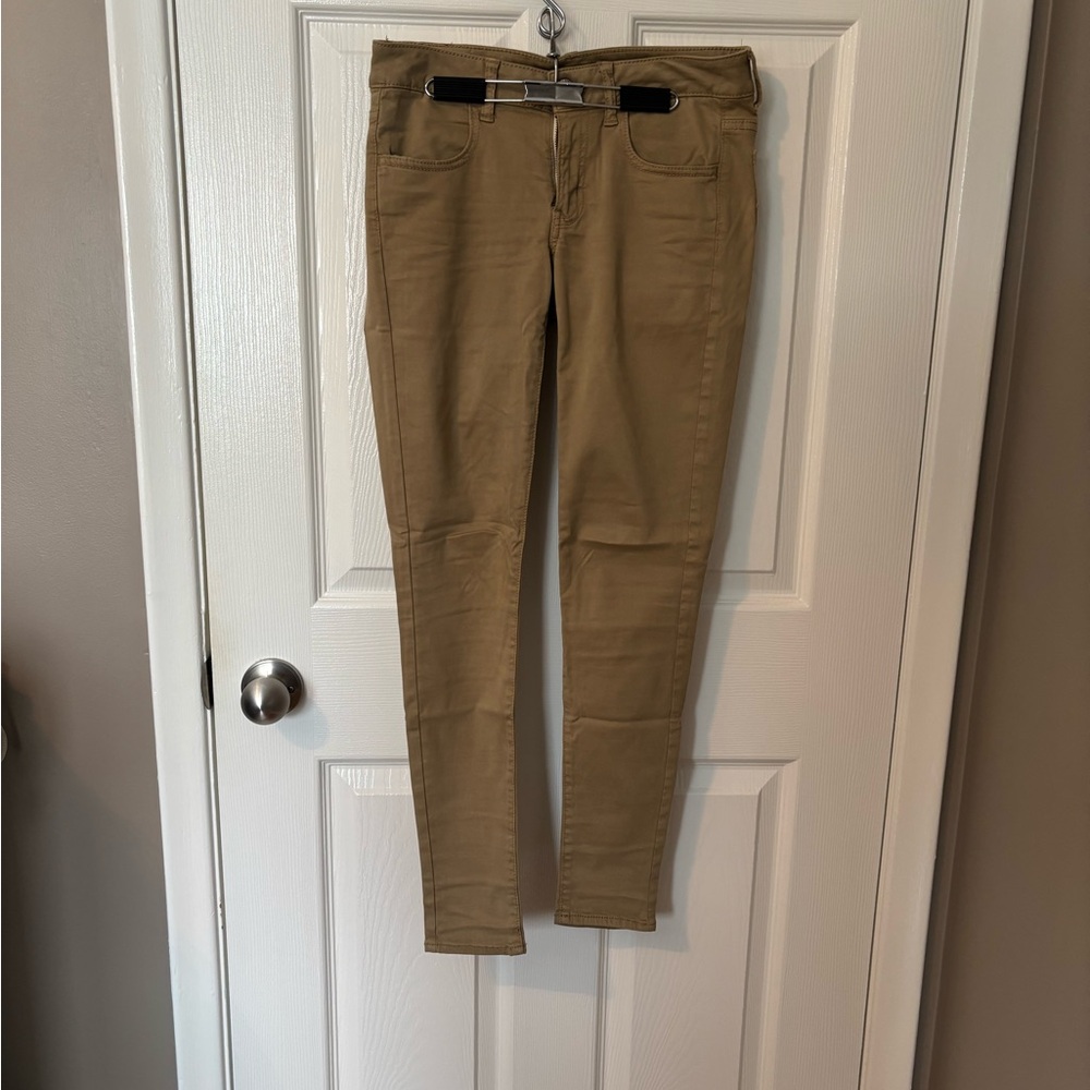 Khaki Skinny Jeans